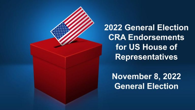 2022 General Election - CRA Endorsements For U.S. House Of ...